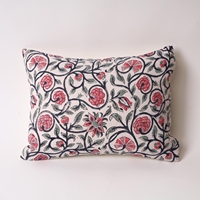 Housse de coussin carrée vintage rouge à motif botanique 100 % coton imprimée pour canapé, chambre, décoration intérieure, vente en gros