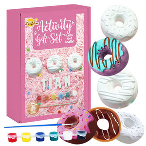 Kit Premium Non Tossico per Modellare e Dipingere in Gesso a Forma di <span class=keywords><strong>Ciambella</strong></span> Fai-da-Te per Bambini, Regalo Educativo per Arti e Mestieri Creativi - Product Image 1