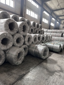 سلك فولاذي مسطح مجلفن بالغمس الساخن عالي الشد BWG21 سلك ربط - Product Image 5