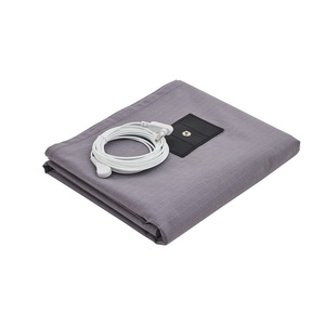 Bán Buôn 90% Hữu Cơ Bông + 10% Bạc Truyền Tấm Chống-Tĩnh Da Thân Thiện Nối Đất Nền Phẳng Tấm Ga Giường Cho Khỏe Mạnh - Product Image 6