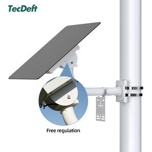 TecDeft Panneaux Solaires Noirs Micro USB/Type-C/DC5521 <span class=keywords><strong>Chargeur</strong></span> Solaire 40W pour Smart Traffic/Raspberry Pi - Product Image 3