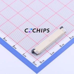 FC10-S24DCT-00 FFC/FPC Connector SMD,P=1mm,Horizontal Mount Connector Drawer Type Bottom Contact 24P 1mm - Product Image 2