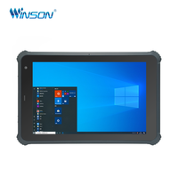 Tablet PC Tangguh OEM Tanpa Kipas Komputer All-in-One I3 I5 I7 IP65 Layar Sentuh 10.1 Inci PC Industri Layar Sentuh PC Terintegrasi