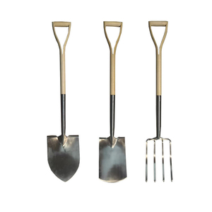 Pelle de jardin multifonctionnelle en acier inoxydable de haute qualité pour l'extérieur, avec manche en bois – Outil de jardinage - Product Image 2