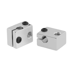 TWOTREES Aluminium V6 Heat Block For V5 V6 J-head Extruder HotEnd 3D Printers Parts Heater Hot End Heating Accessories