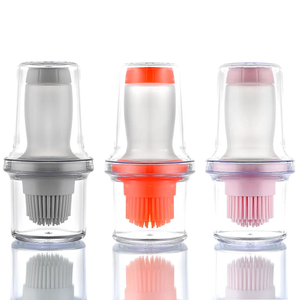 Botella de aceite con cepillo de silicona, dispensador de vidrio para cocina, bomba para aceite de oliva, pulverizador de vinagre, utensilio de cocina para barbacoa, herramienta para dispensar condimentos. - Product Image 3