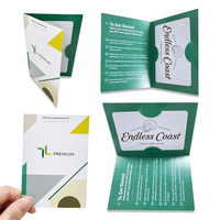 Carte d'hôtel de luxe personnalisée carte-cadeau enveloppe d'emballage en papier