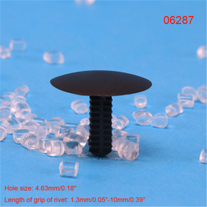 06B Trou 3mm/0.12 "-4.63mm/0.18" Voiture Clips Arbre de Retenue En <span class=keywords><strong>Plastique</strong></span> Nylon Rivets - Product Image 5