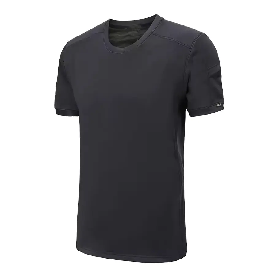 FIRSTFIBER Colete anti-facada preto, camiseta macia e legal, resistente a cortes e rasgos, resistente a rasgos para a segurança do trabalho