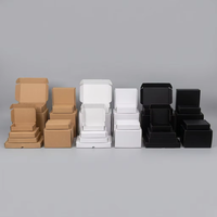 Boîte cadeau en papier rigide pliable avec logo personnalisé, emballage d'expédition pour le commerce électronique, boîte en carton pour fruits, cosmétiques, bijoux, vêtements, cadeaux