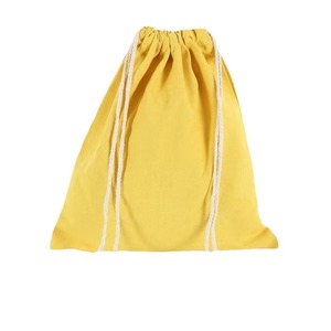 Multi-Color Natuurlijke Beige Duurzame Katoenen Canvas Trekkoord Rugzak Heren/Dames <span class=keywords><strong>Gym</strong></span> String Tas Met Aangepaste Logo - Product Image 1