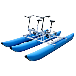 Hot bán giá tốt nhất gấp đôi người Inflatable nổi xe đạp nước thuyền đạp - Product Image 1