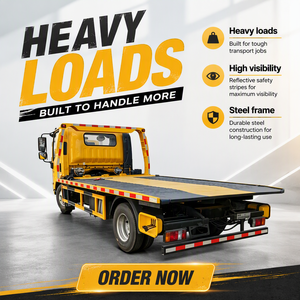 Camión Grúa de Plataforma FAW 4X2, Capacidad de Remolque de 3.5 Toneladas, Vehículo de Rescate en Carretera Diésel, Grúa Personalizable para Recuperación de Vehículos - Product Image 3