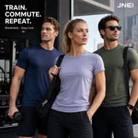 Camiseta Funcional para Hombre de Marca Privada JNEI, 150 g/m², Secado Rápido, Transpirable, Protección UV, Estilo de Vida Activo