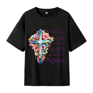 Vente en gros usine – <span class=keywords><strong>T</strong></span>-<span class=keywords><strong>shirt</strong></span> <span class=keywords><strong>vintage</strong></span> imprimé 100 % polyester pour <span class=keywords><strong>femme</strong></span>, confortable, coupe régulière, respirant, col rond décontracté pour <span class=keywords><strong>femme</strong></span> - Product Image 1