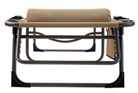Tissu de luxe extérieur lit de sieste extensible sauvage pliable quatre réglable confortable avec oreillers corde suspendue fauteuils inclinables lit