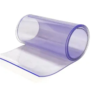 Hochwertige 0,25mm 0,3mm 0,5mm Dicke Hochglanz/Matt PVC Weiche klare Filmrolle mit kunden spezifischen Farben für die Verpackung