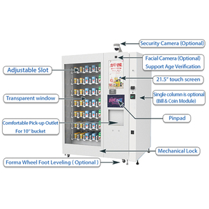 Máquina Expendedora Automática SNBC BVM-RI210 Combo para Servir <span class=keywords><strong>Comida</strong></span> y Bebidas 2026 - Product Image 6