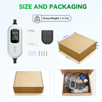 Chargeur portable pour véhicules électriques Gocean avec écran, puissance de sortie 3,5 kW, courant 16A pour Tesla/TYPE1/GBT/TYPE2