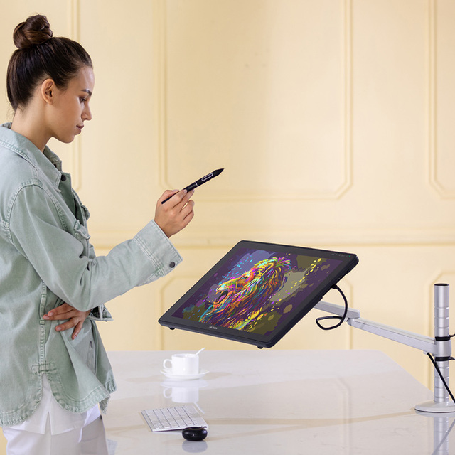 huion Digital Drawing Graphic Tablet With Screen Signature Drawing Monitor Graphic Design Tablet