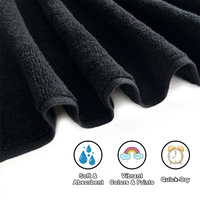 Serviette de sport en coton léger de haute qualité Serviette de sport absorbante en technique tissée Logo personnalisé pour les cadeaux de plage en gros
