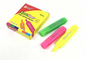 Hot Selling New Fashion Promotion <b>Office</b> Advertising Gift 12 Fluorescent Colors Highlighter Marker Pen, Chisel Tip Highlighter - Product Image 2