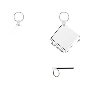 نمط شخصي سلسلة مفاتيح خشبية طباعة ملونة مخصصة زوجين مفتاح العلامة التذكارية - Product Image 5