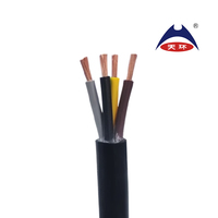 Kabel Listrik NYYHY 300/500V 6 Inti 5 Inti Inti Tembaga Lunak Berisolasi PVC dengan Selubung PVC untuk Bangunan Industri EN 50525