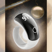 Bague connectée OLED avec compteur Tasbeeh, contrôle par application, écran tactile, rappel de prière, dispositif portable religieux pour usage quotidien musulman
