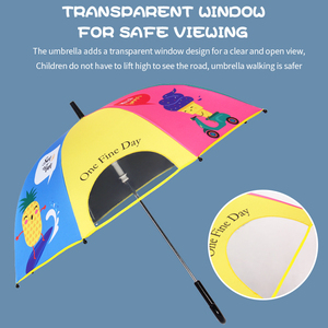 Ô Trẻ Em Sáng Tạo Ô Dù Nắng Thanh Thẳng An Toàn Chống Pinch Trẻ Em Tùy Chỉnh Ô - Product Image 3