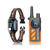 Collar de Adiestramiento Remoto Antiladridos Automático con IA, Chip de Reconocimiento de Ladridos de Alta Precisión, Resistente al Agua IPX7, Descarga Eléctrica, Plástico