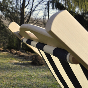Silla de Playa Plegable de Alta Calidad Hecha en Italia, 3 Posiciones, en Madera de Haya Maciza con Tela Extraíble Betty Lux para Exteriores - Product Image 2