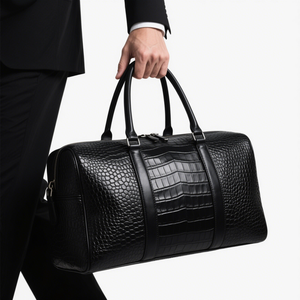 Роскошная Дорожная сумка из натуральной кожи - Product Image 6