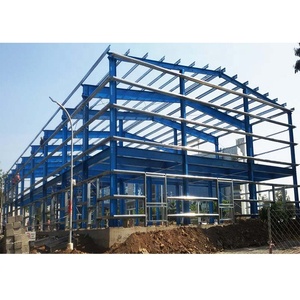 工业工厂预制车间建筑轻钢结构钢结构车间 - Product Image 4