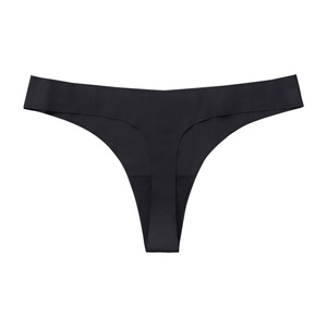 Biancheria intima senza cuciture a vita bassa senza cuciture con taglio Laser Sexy senza fili senza cuciture senza cuciture <span class=keywords><strong>Sans</strong></span> Couture breve non mostra invisibile tinta semplice - Product Image 1