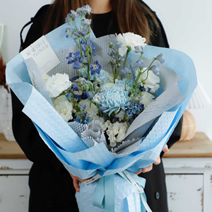 Papel de Regalo con Diseño de Lunares Estéreo para el Día de San Valentín 2023, Ramo de Flores, Arte Floral Coreano, Papel de Regalo Floral - Product Image 5