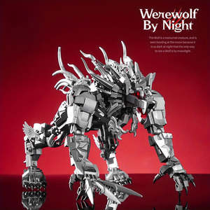 813 pièces nuit noire loup-garou bloc de construction ensemble en plastique figurines modèles Figurines <span class=keywords><strong>Robot</strong></span> assemblage jouets <span class=keywords><strong>pour</strong></span> adultes enfants grand - Product Image 4