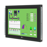 IP65 étanche 10 points capacitif cadre ouvert écran tactile industriel LCD 185 pouces moniteur