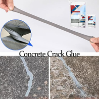 Adhésif époxy liquide bicomposant gris clair 500g à séchage rapide, imperméable, pour la réparation des fissures de toitures et de routes, à usage construction