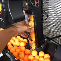 Robot de tennis de table Huipang S8-PRO, télécommande, machine de service automatique de ping-pong, lanceur de balles pour l'entraînement en club avec filet