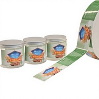 Autocollants adhésifs en vinyle écologiques imprimés en couleur, résistants à l'huile, formes et tailles personnalisées pour étiquettes alimentaires (OEM disponible)