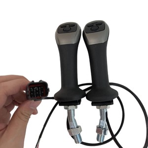 Poignée en silicone pour commande hydraulique électrique, 4 boutons, universelle pour excavatrice et grue forestière - Product Image 4