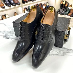 2026 Men's Party Shoes with Anti-Odor Rubber Toe Spring Autumn Winter Camouflage Genuine Leather Upper Lace-up Oxford Style - Product Image 4
