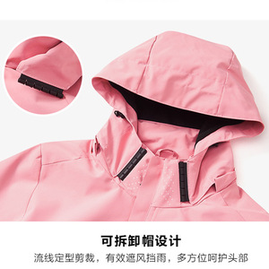 Couple Style Windproof Waterproof Outdoor Jacket Loose Fit Unisex Casual Wear Thin Fabric Simple Design - Product Image 5