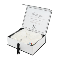 Boîte cadeau écologique, recyclable, rigide, avec fermeture magnétique, en papier couché, design moderne et élégant pour parfum, bougie, portefeuille, artisanat