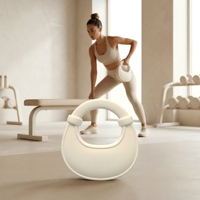Sac de transport ergonomique antidérapant en silicone mat de qualité professionnelle pour kettlebell 2026