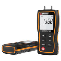 Sndway manomètre numérique portable proable affichage lcd compteur de pression d'air manomètre différentiel testeur de pression de gaz