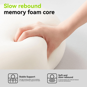 Almohada Lumbar <span class=keywords><strong>de</strong></span> Espuma Viscoelástica Enrollable, Almohada <span class=keywords><strong>de</strong></span> Embarazo para la Cintura, Almohadas para Dormir en la Oficina - Product Image 6