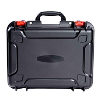 Boîte de rangement d'outils en plastique WeiBaiDa pour extérieur, 405*325*210mm, indice de protection IP67, doublure en EVA, logo personnalisé, empilable, portable, pour usage tactique