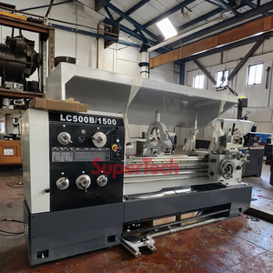 <span class=keywords><strong>Supertech</strong></span> Lc500b Công Nghiệp Của Nhãn Hiệu Máy Tiện 1000/1500Mm Swing-Khoảng Cách Giường Thiết Kế Cho Kim Loại Quay, Phải Đối Mặt Và Threading Nhà Máy Sử Dụng - Product Image 1